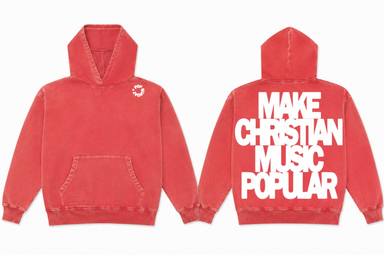 Pop Sunday Red Hoodie